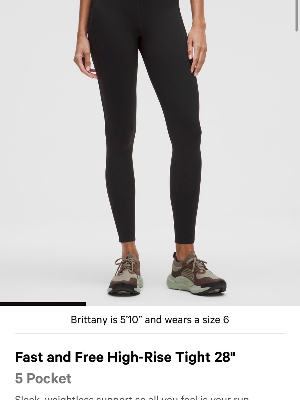 lululemon athletica Black High-Rise Leggings